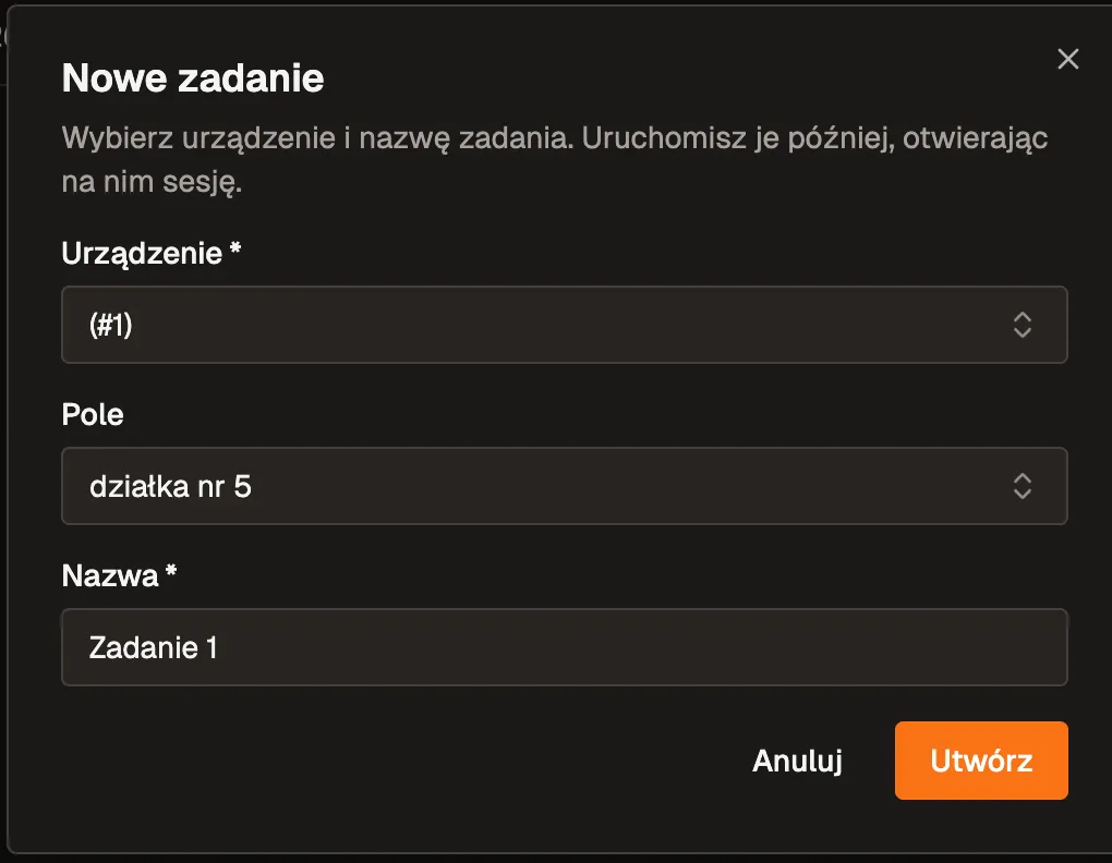 Nowe zadanie zbioru: maszyna i pole